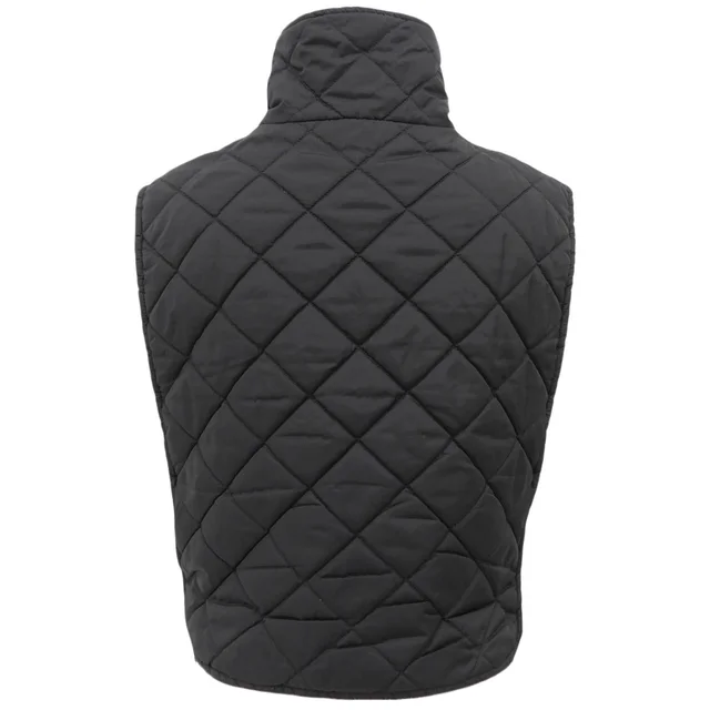 Prada Quilted Zip-Up Vest #M Black in Black Nylon from VINTAGE QOO TOKYO, photo 2 of 2