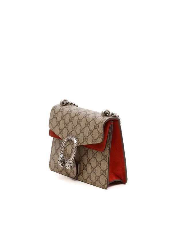 Gucci GG Supreme Small Dionysus Bag in Suede from A Retro Tale, photo 2 of 9