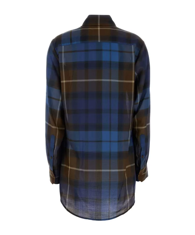 Vivienne Westwood Square Draped Check Shirt, photo 2 of 2 from SENSER