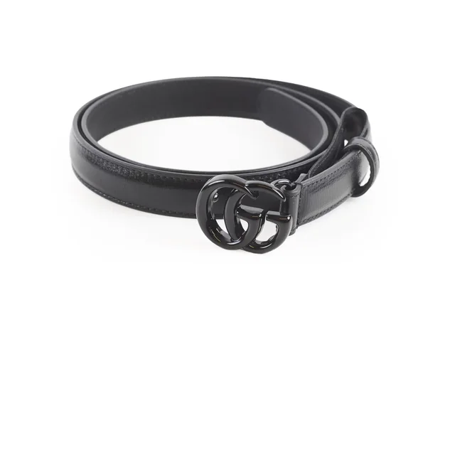 Gucci Marmont Belt Black Size 80 in Black Leather from The Purse Affair