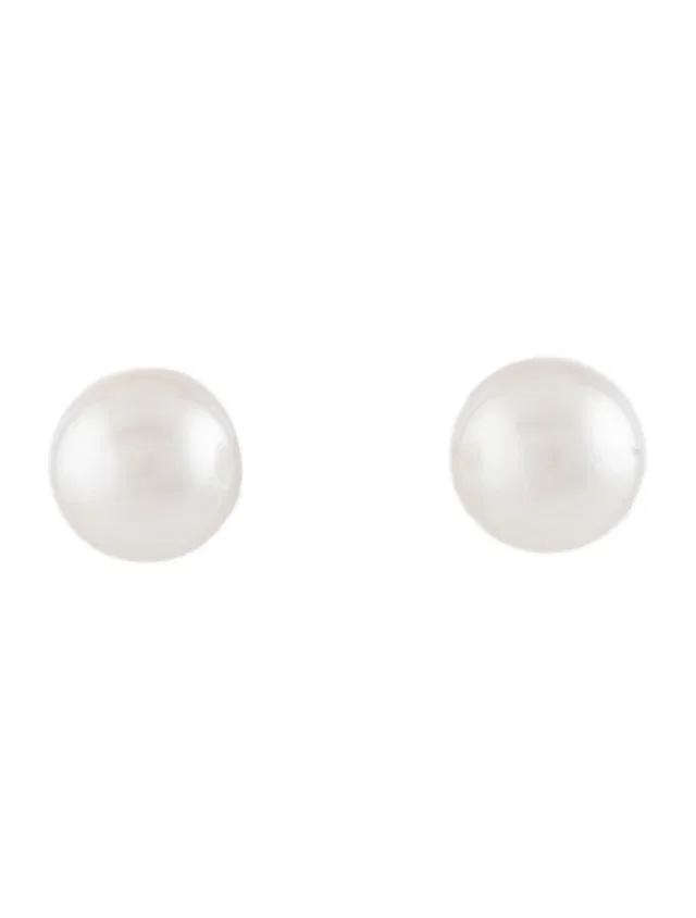 Mikimoto 18K Pearl Stud Earrings in multicolor from The RealReal