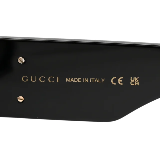 Gucci Acetate Square Sunglasses GG1546S Black in Black from FASHIONPHILE, photo 5 of 9