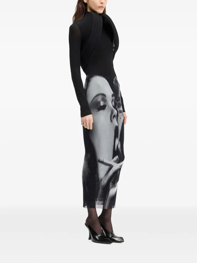 Jean Paul Gaultier Midi pencil skirt, photo 3 of 5 from SENSER