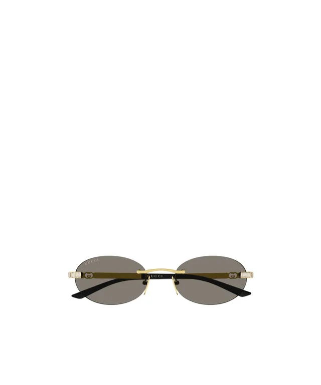Oval-frame sunglasses