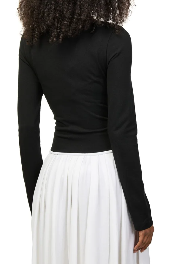 KHAITE Carlotta dress in Black 100% cotton, photo 5 of 6 from 24S (Canada)