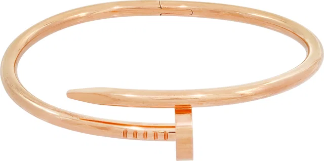 Cartier Just un Clou Classic bracelet in 18k rose gold. Size 17 in Pink Yellow Gold from Gray And Sons