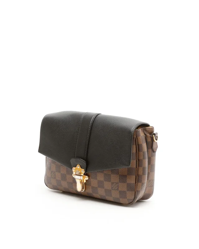 Louis Vuitton Damier Ebene Clapton in Brown Denim from A Retro Tale, photo 2 of 9