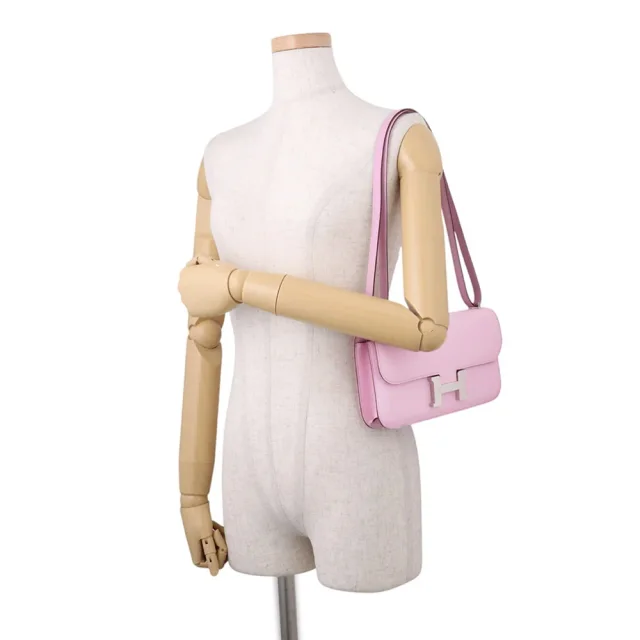 Hermès Constance Elan Miroir Mauve Sylvestre Epsom in Epsom leather from GALLERY RARE, photo 6 of 11