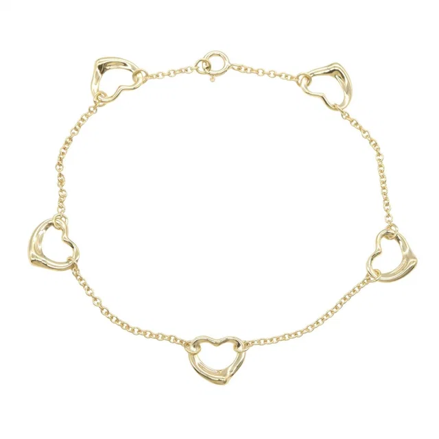 Tiffany & Co. Bracelet Open Heart 5 Motif 18.5 18K from The Reluxe