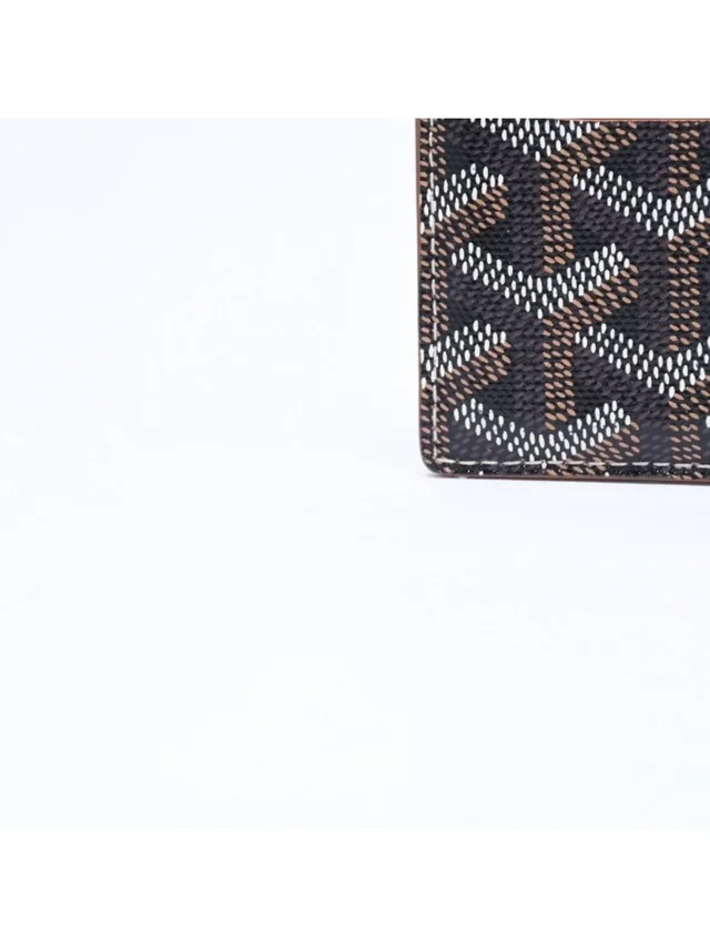 Goyard Saint Sulpice Card Case Black Brown in black|brown|red Calfskin from Poshmark, photo 10 of 12
