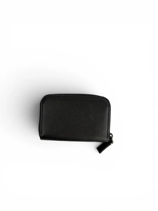 Prada Zip Coin Purse in Black Saffiano leather from Season 2 Consign, photo 2 of 5