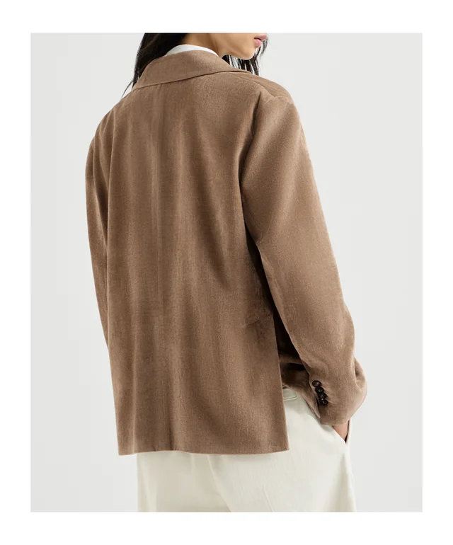 Brunello Cucinelli Fluid corduroy blazer with monili, photo 3 of 6 from SENSER