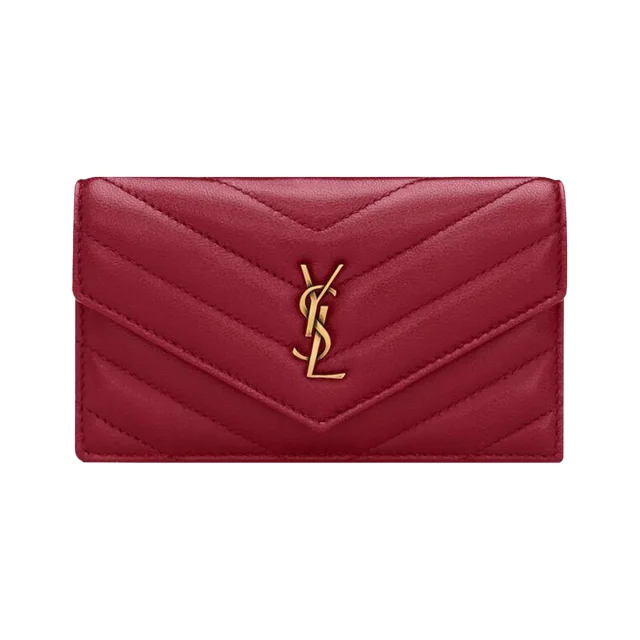 Saint Laurent Flap Card Case 'Carmine Red' | Women's Size Onesize in red from GOAT, photo 1 of 1