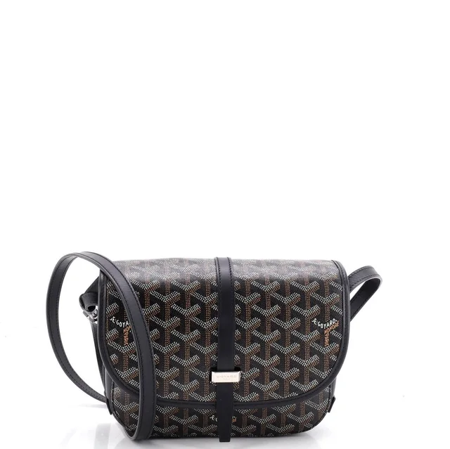 Goyard Pm Belvedere Ii Messenger Bag Coated Canvas in black Coated canvas from Poshmark