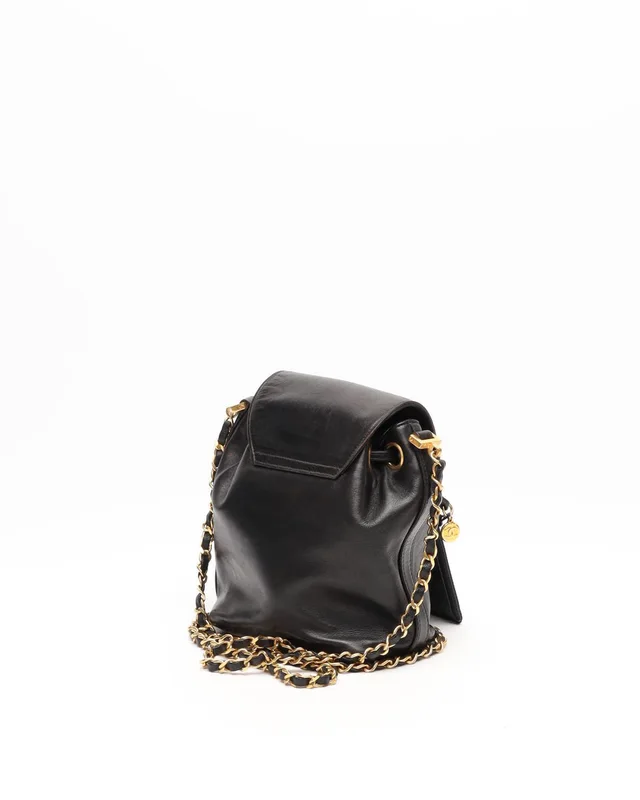 Chanel CC Chain Bucket Bag in Leather from A Retro Tale, photo 3 of 13