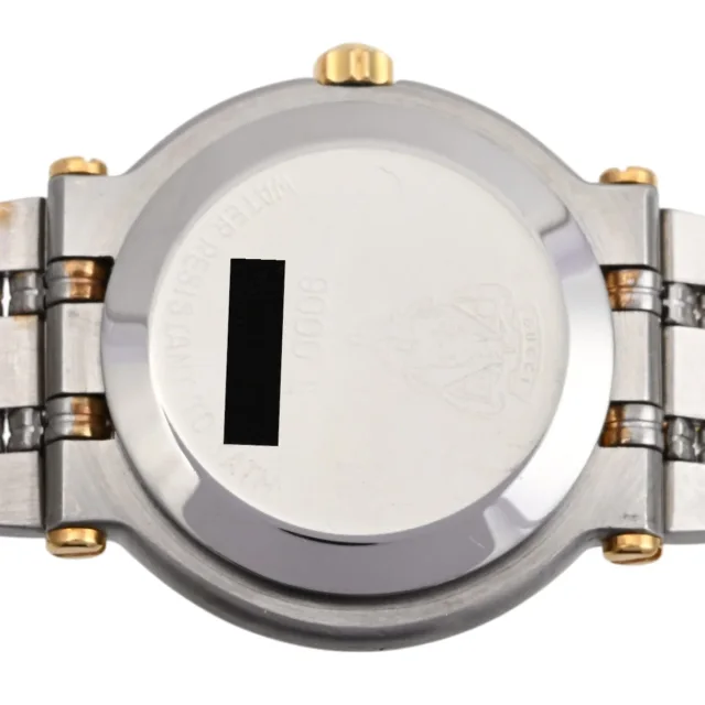 Gucci Round logo face watch 9000L quartz champagne from VINTAGE QOO TOKYO, photo 5 of 5
