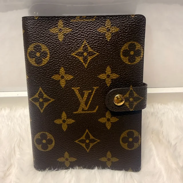 Louis Vuitton Sp1001 Agenda Cover Monogram Canvas in gold|brown|red Coated canvas from Poshmark, photo 1 of 1