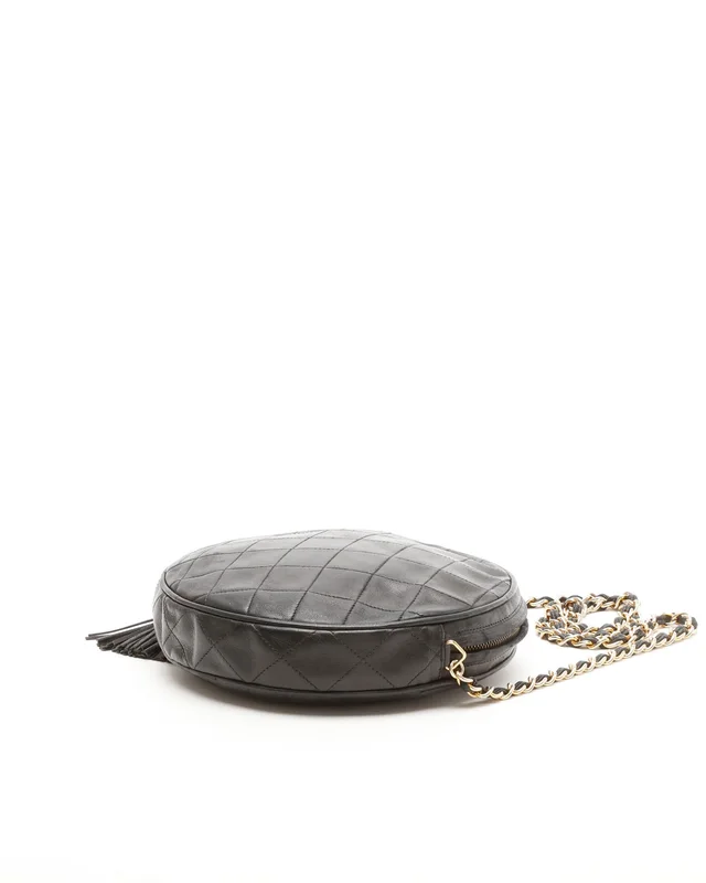 Chanel Classic Round Tassel Chain Crossbody Bag in Lambskin from A Retro Tale, photo 5 of 8