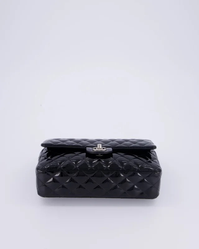Chanel Medium Double Flap Bag in Black Patent leather from Sellier, photo 17 of 18