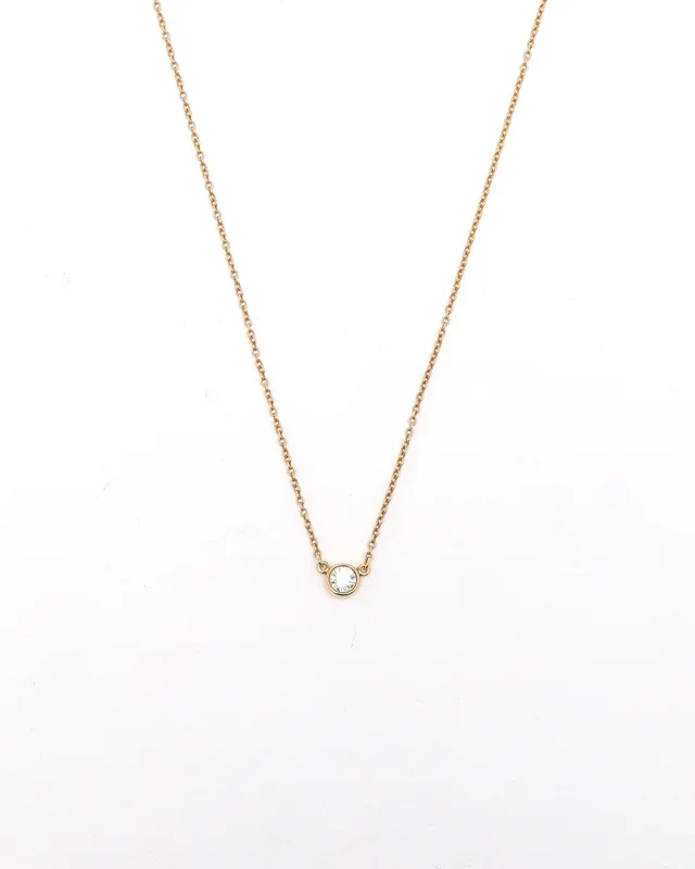Tiffany & Co. Diamonds by the Yard Necklace in Silk from A Retro Tale