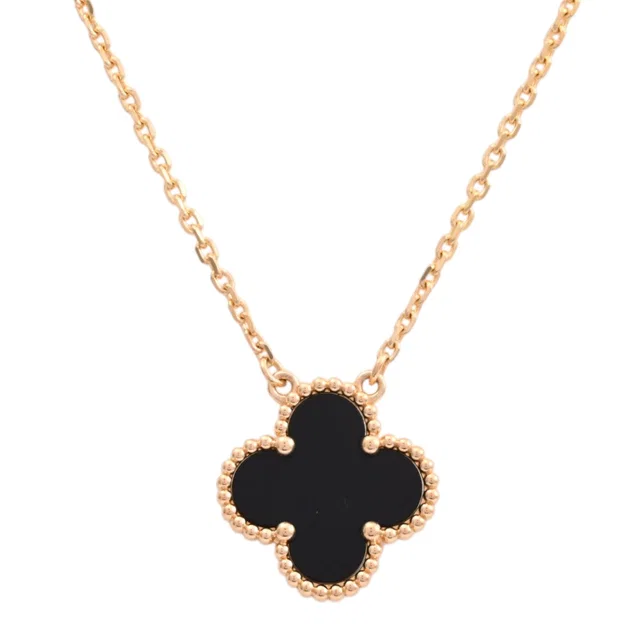 Van Cleef & Arpels 18K Vintage Alhambra necklace, yellow gold in Yellow from VINTAGE QOO TOKYO
