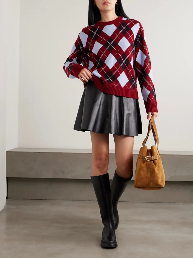 LA LIGNE Hamish argyle wool and cashmere-blend sweater, photo 2 of 2 from NET-A-PORTER (Canada)
