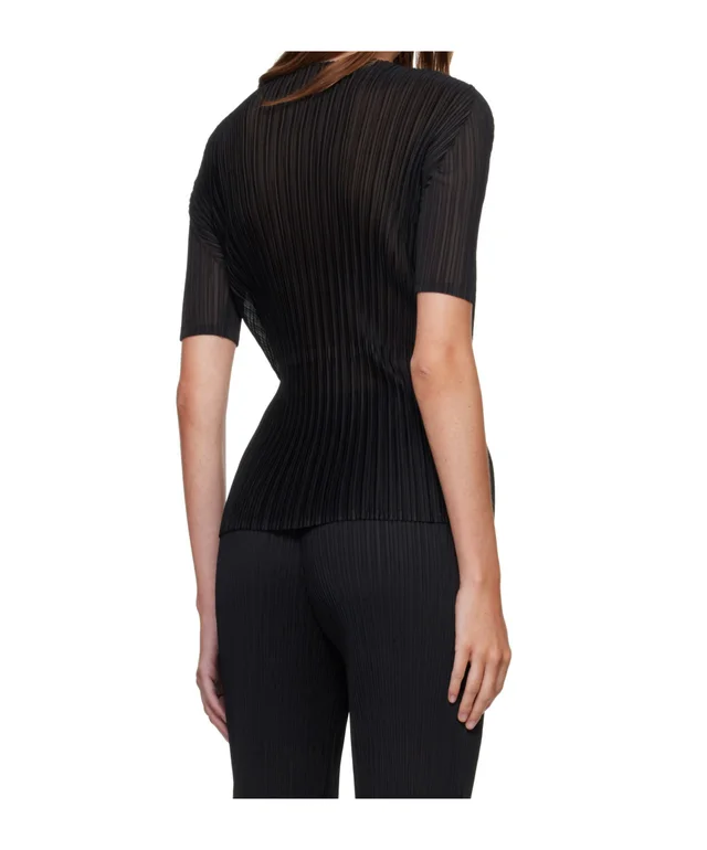 Issey Miyake Sheer Slit Pleats Top, photo 7 of 7 from SENSER