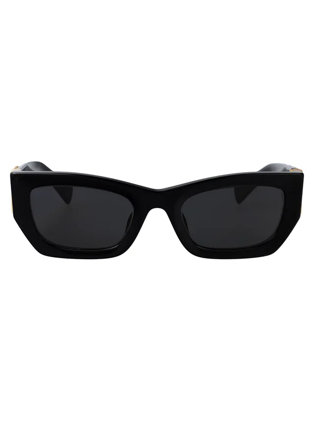 Miu Miu 0mu Black Acetate Sunglasses in Black from HEWI