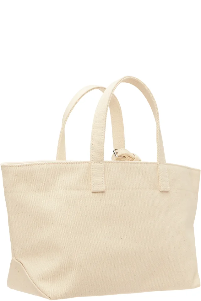 A.P.C. Off-White 'Le Drummer' Toile Small Tote, photo 3 of 4 from SSENSE