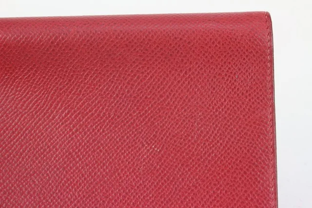 Hermès Red Epsom Leather Mini PDA Agenda Cover in Red Epsom leather from Bagriculture
