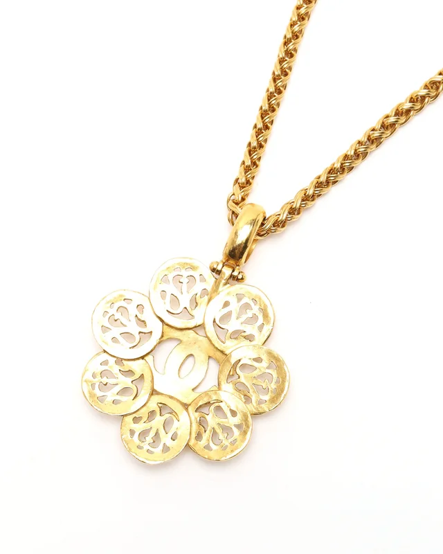 Chanel Vintage Coco Mark Necklace from A Retro Tale, photo 3 of 6