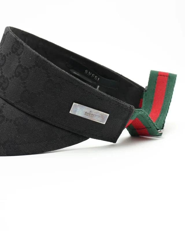 Gucci GG Visor Hat in Canvas from A Retro Tale, photo 3 of 4