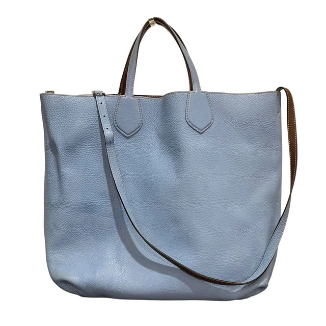 Gucci Tote Bag Leather Blue in Blue Leather from The Reluxe