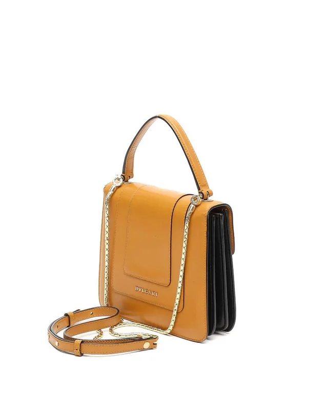 Bvlgari Serpenti Gem Studded Top Handle Bag in Leather from A Retro Tale, photo 3 of 9