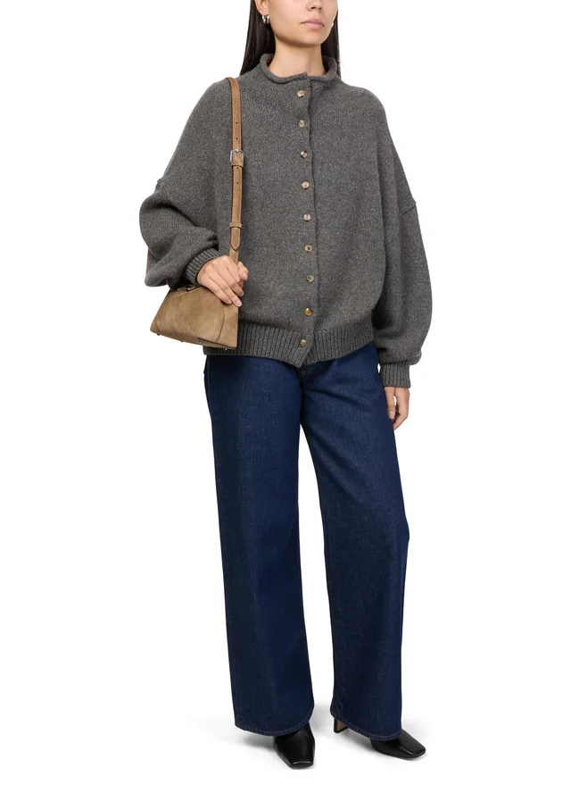 KHAITE Nelya cardigan in Beige 100% cashmere, photo 6 of 6 from 24S (US)