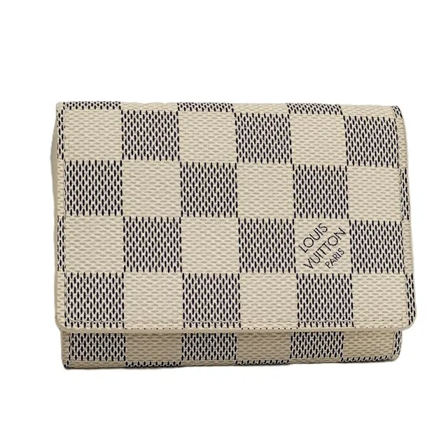 Louis Vuitton Envelope Carte de Visite Card Case Damier Azur from The Reluxe