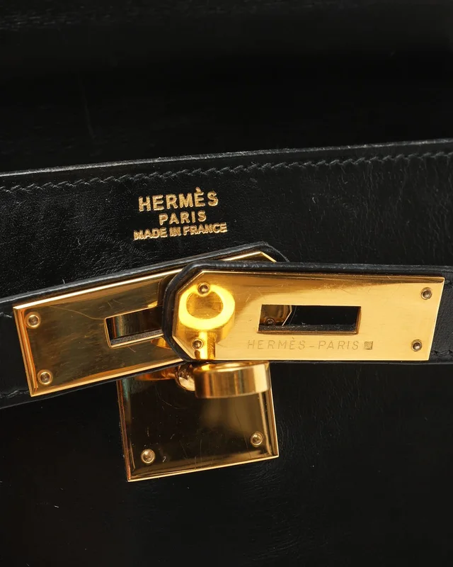 Hermès Kelly 32 Box Retourne Bag in Box leather from A Retro Tale, photo 6 of 11