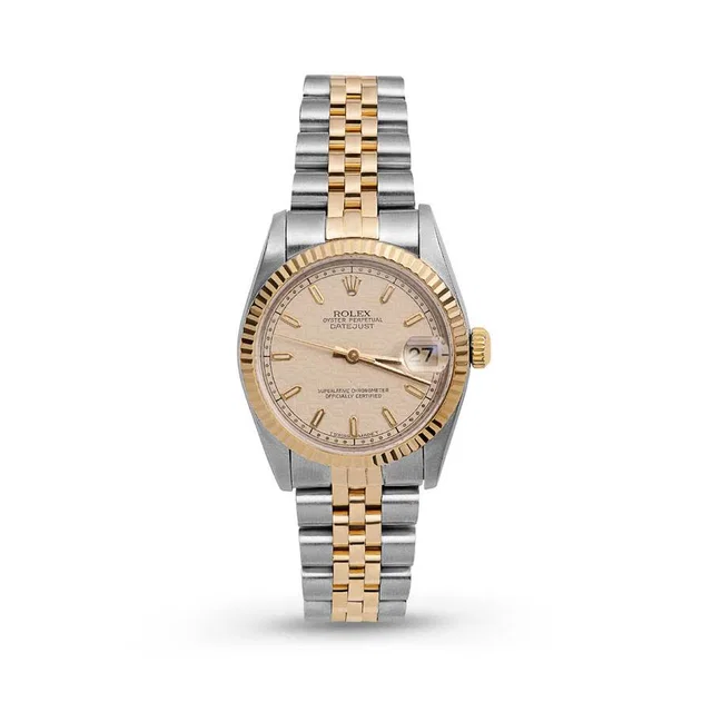 Rolex Datejust Automatic Ladies Watch 68273 in neutral|yellow|white|silver|gold|gray from Jomashop.com