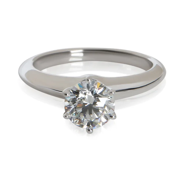 Tiffany & Co. 0.97 ct Round Brilliant Diamond Engagement Ring from myGemma