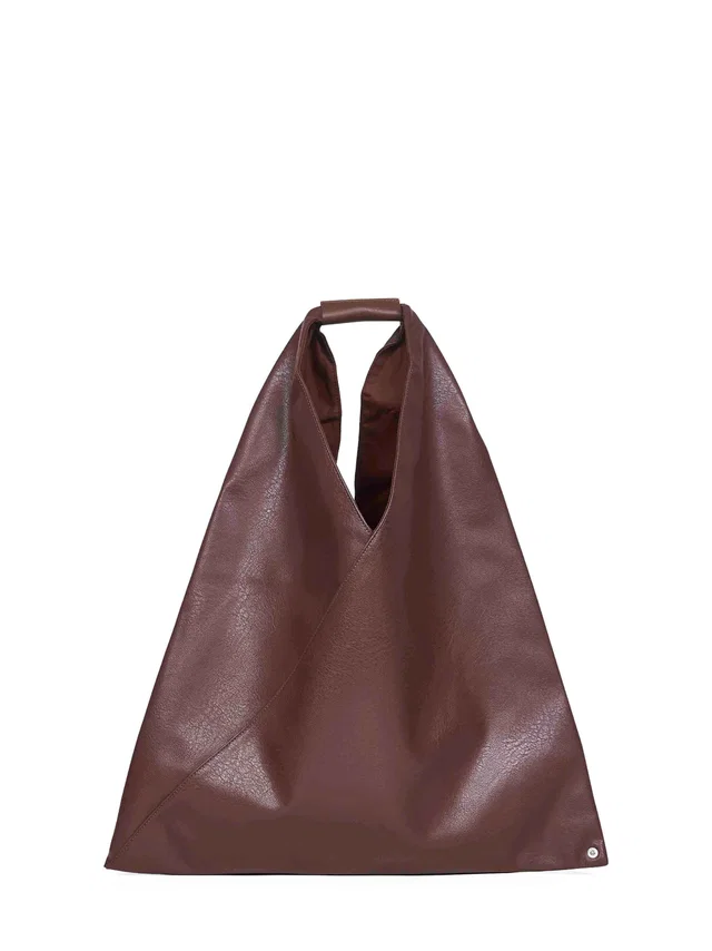Maison Margiela Sculptural Polyurethane Shoulder Bag — Brown in Brown Leather from HEWI