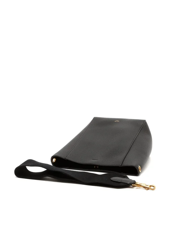 Celine Small Seau Sangle Bucket Bag in Caviar leather from A Retro Tale, photo 5 of 8