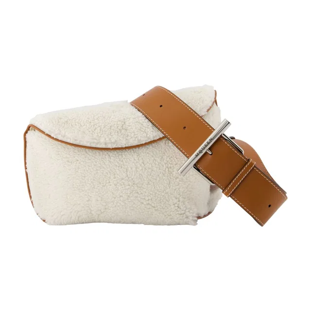 Alexander McQueen Crossbody Bag — White Calfskin in White Calfskin from HEWI