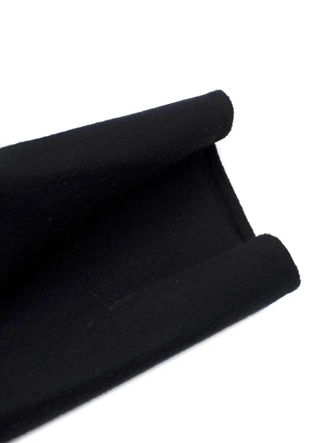 Marni Black Single Breasted Wool Cashmere Coat in Black Cashmere from HEWI, photo 2 of 2