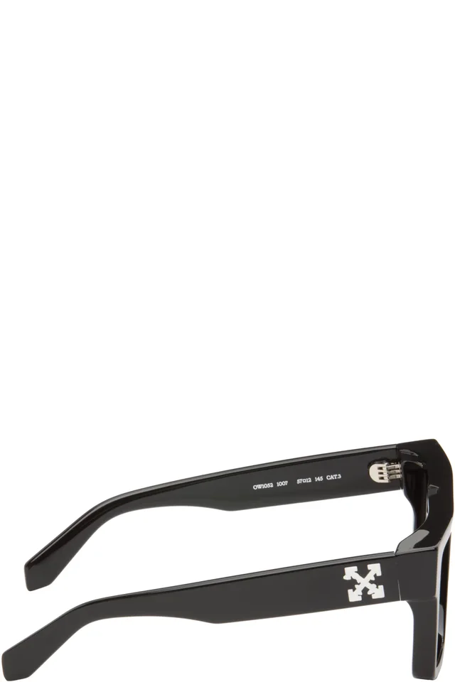 Off-White Black Berkeley Sunglasses, photo 2 of 4 from SSENSE