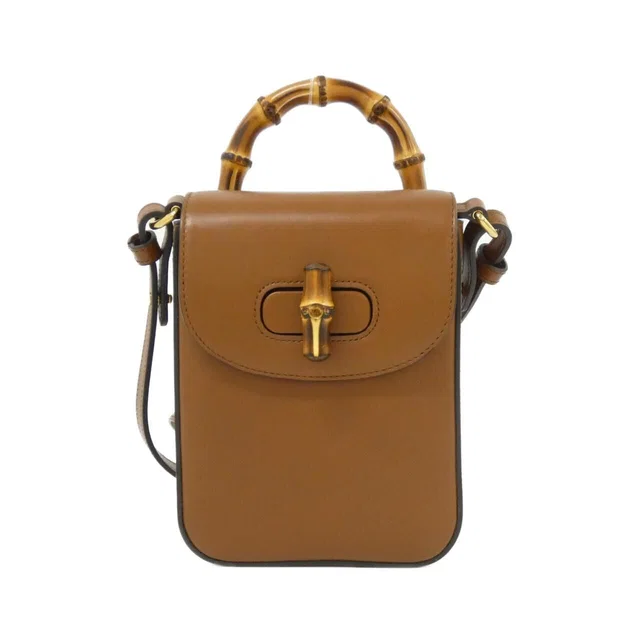 Gucci Bag Handbag Brown in Brown Leather from The Reluxe