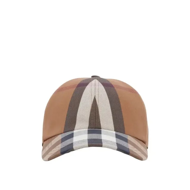 Burberry Khaki Cotton Letterlogo Hat in Beige in white|neutral from Grailed