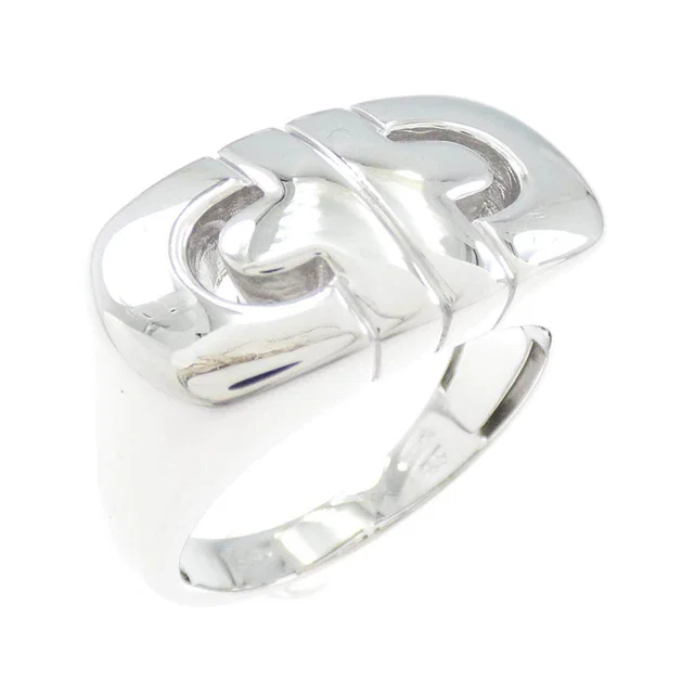 Bvlgari Parentesi 750 White Gold Ring Size 9 in White from LuxUness