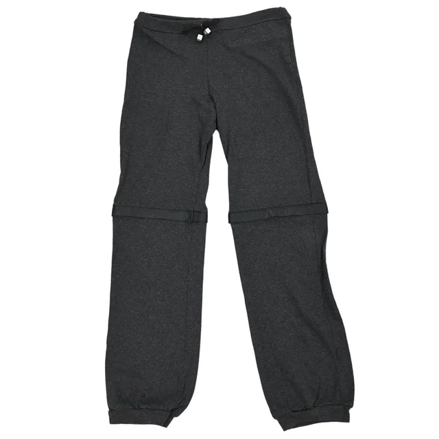 Chanel 2002 Long Short Pants 2way Dark Gray #38 in Grey Cashmere from AMORE Vintage Tokyo
