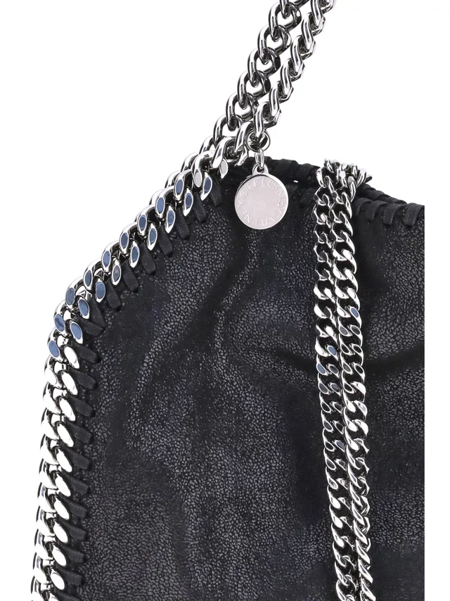 Stella McCartney Falabella Mini Bag — Black Polyester in Black from HEWI