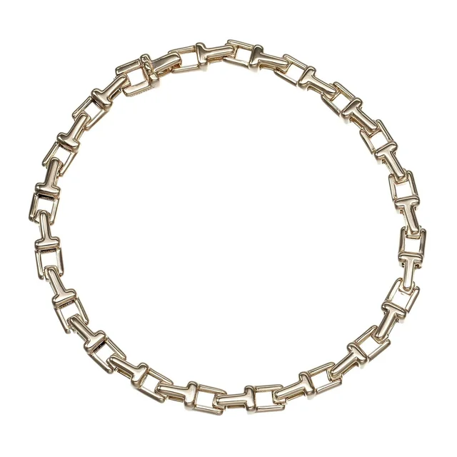 Tiffany & Co. T Narrow Gold Bracelet in Gold from The Reluxe